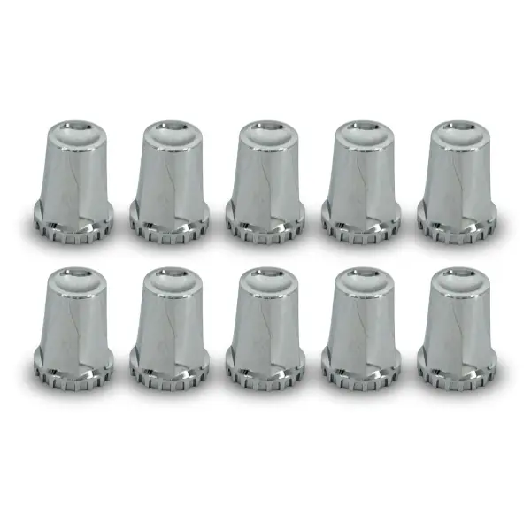 4 pcs of Chrome Plastic Universal Starlight Rear Wheel Cover Set