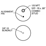 Air Helper Kit Air Spring Replaces W21-760-6397, 6397, 267C1.5