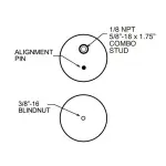 Air Helper Kit Air Spring Replaces W21-760-6410, 6410, 267C1.5