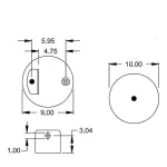Air Spring for Navistar Replaces 3541731C1, W01-358-1191