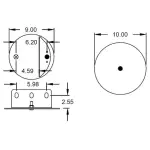 Air Spring for Mack Replaces 25158024, 364SQ27, 1R12-404, 62624