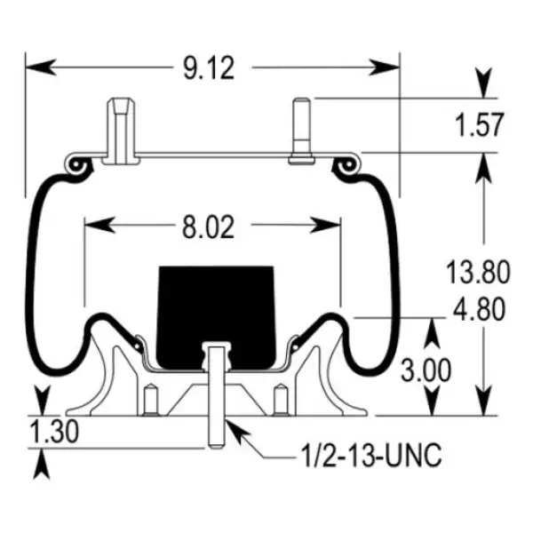 TR9459 Trailer Air Spring