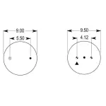TR9459 Trailer Air Spring