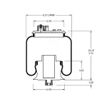 Front Axle Air Spring for Volvo Replaces 20462934, 20897204, 9913