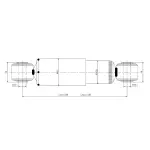 Shock Absorber for Peterbilt 367, 377, 379, 386, 388, and 389