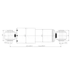 Heavy Duty Shock Absorber for Kenworth Trucks Replaces 83056