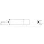 Heavy Duty Shock Absorber for Peterbilt Trucks Replaces 85033