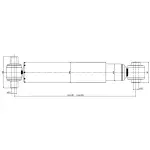 Shock Absorber for Mack CHN, CX, CXN, and Volvo VN, VNL, VT