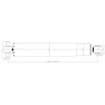 Shock Absorber for Kenworth / Peterbilt Trucks Replaces 85067