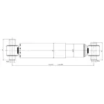 Heavy Duty Shock Absorber for Freightliner Trucks Replaces 85724