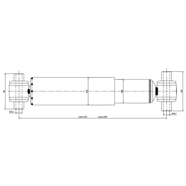 Heavy Duty Shock Absorber International/ Navistar Replaces 85