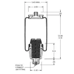Cabin Air Spring for Peterbilt Replaces W02-358-7093, 29-06016