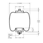 Cabin Air Spring for Kenworth Replaces T81-1000, W02-358-7109
