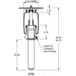 Cabin Air Spring w/ Shock Absorber for International Prostar