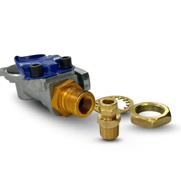 Blue Service Gladhand with Shut-off Valve Replaces 441072